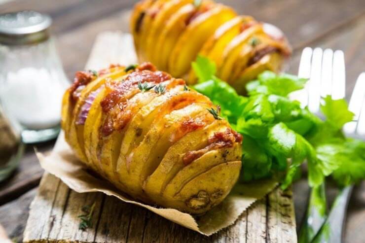 Картофельная гармошка